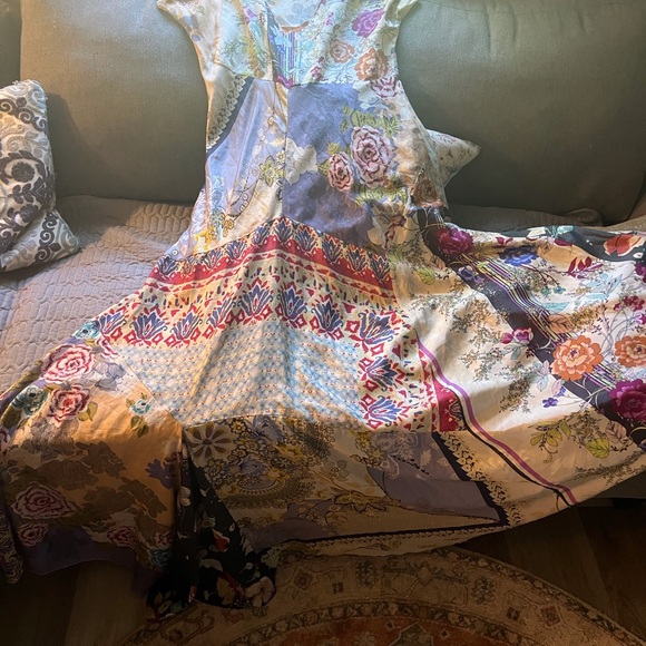 Johnny Was Georgette silk maxi dress - Picture 4 of 10